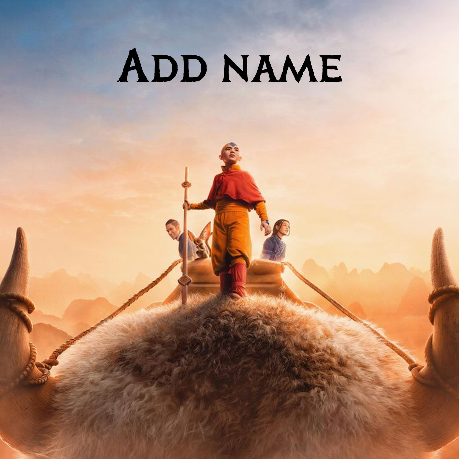Avatar the last airbender Movie Font Style Dp Generator