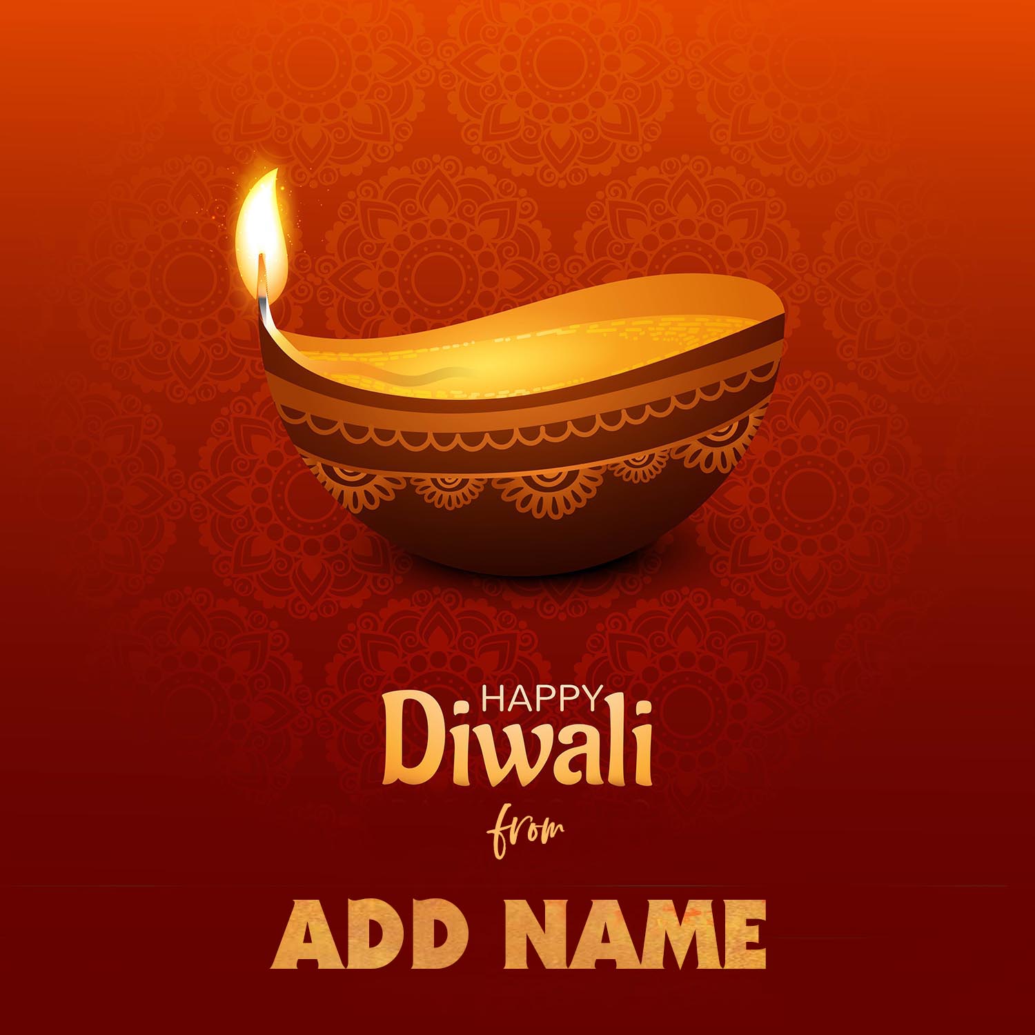 Diwali wishes card