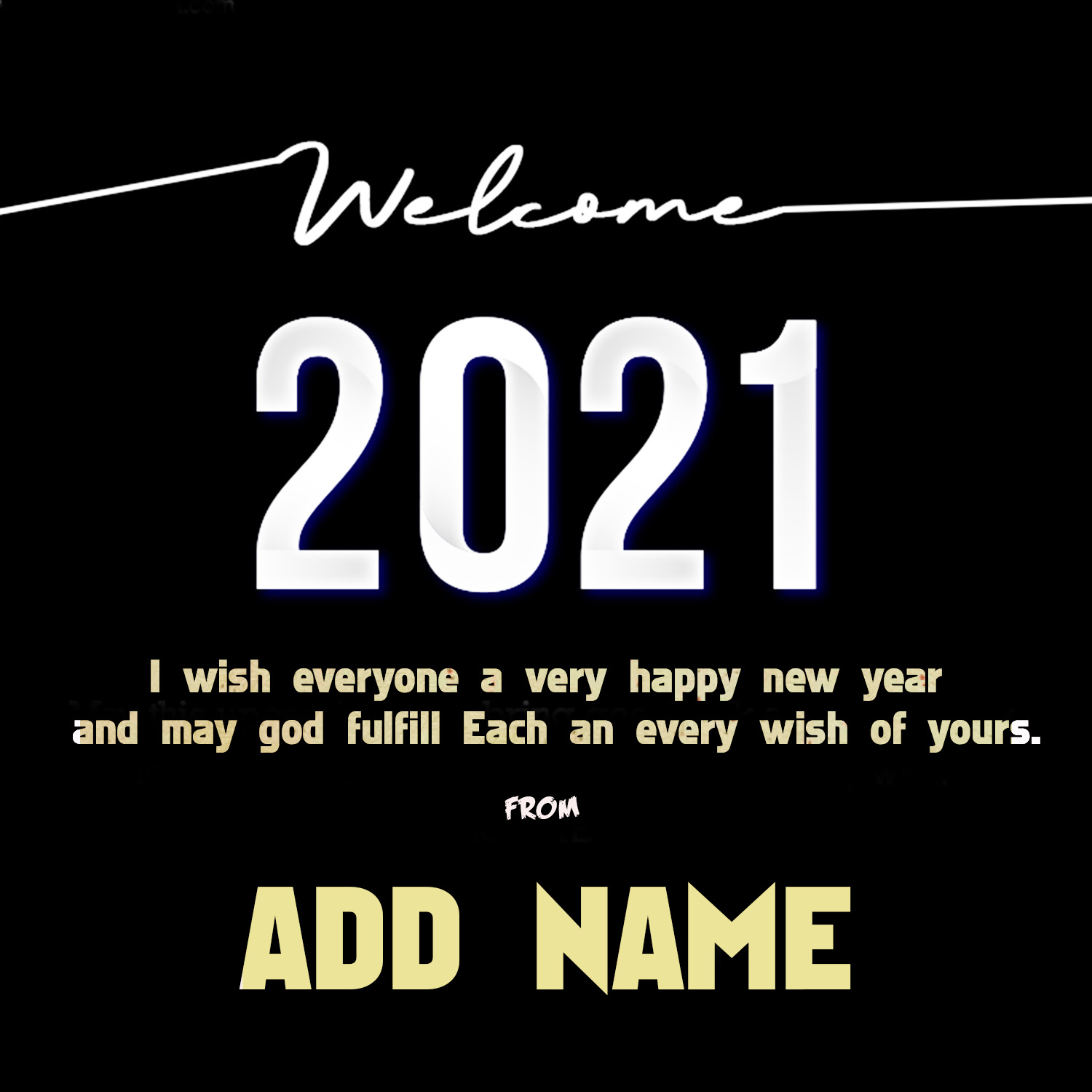New Year Wishes Card