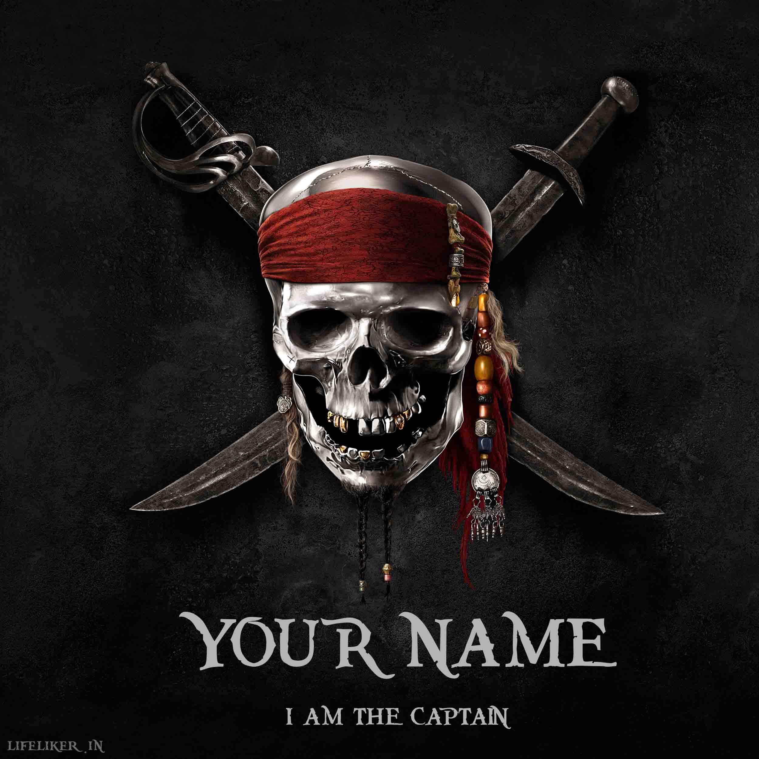 Pirates of the Caribbean Movie Font Style Dp Generator