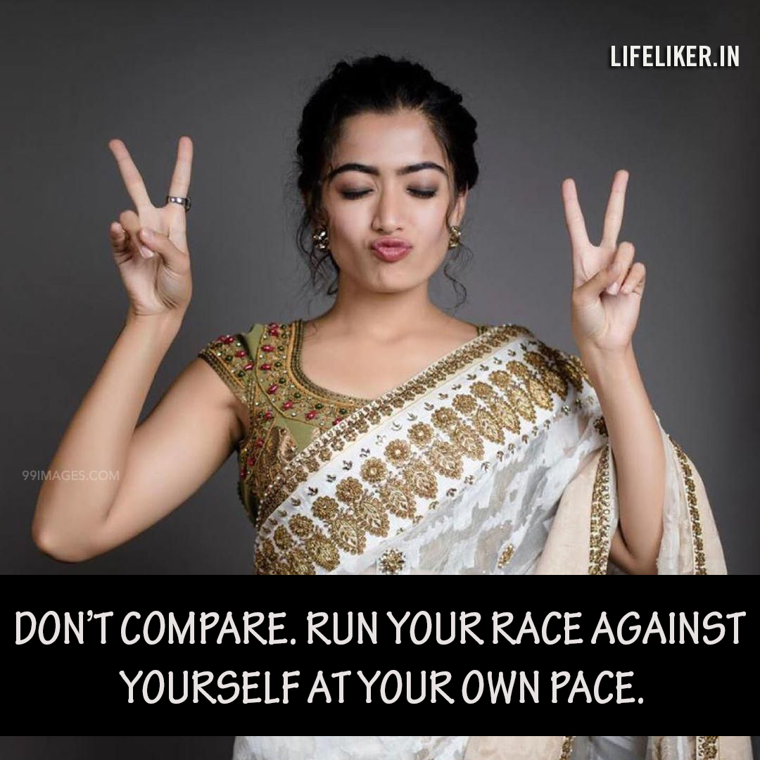 Rashmika Motivational Quotes, Rashmika Quotes