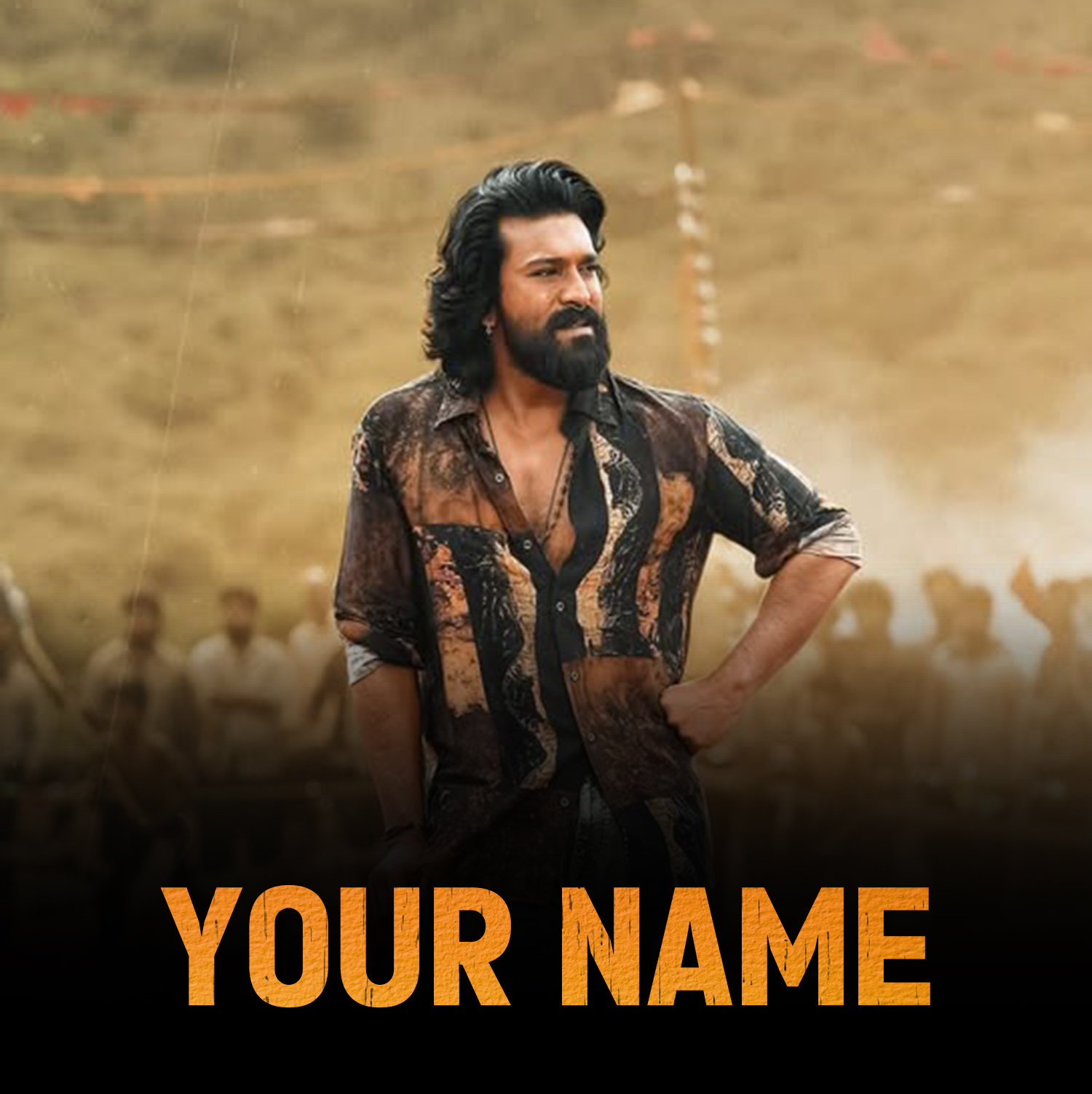 Peddi Movie Movie Font Style Dp Generator