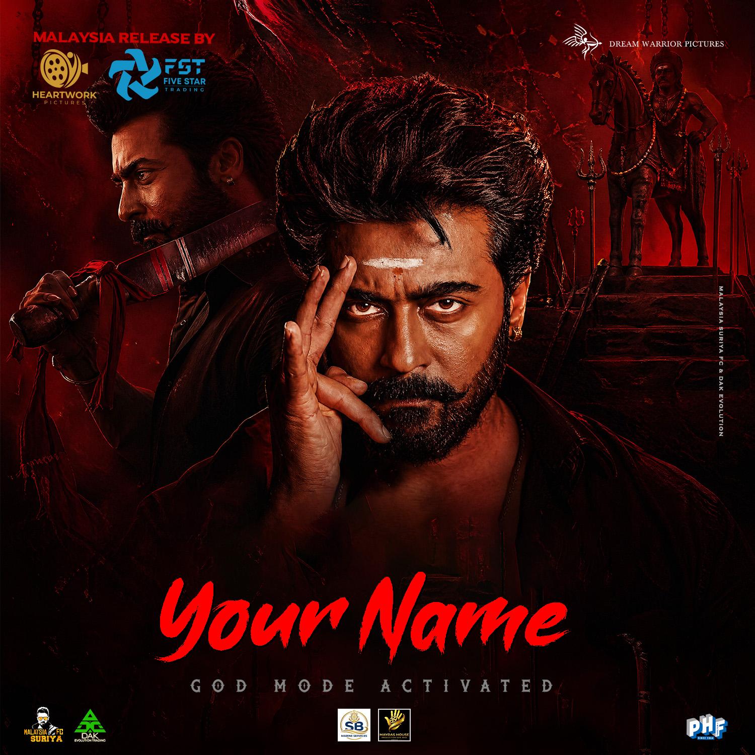 Karuppu Movie Font Style Dp Generator
