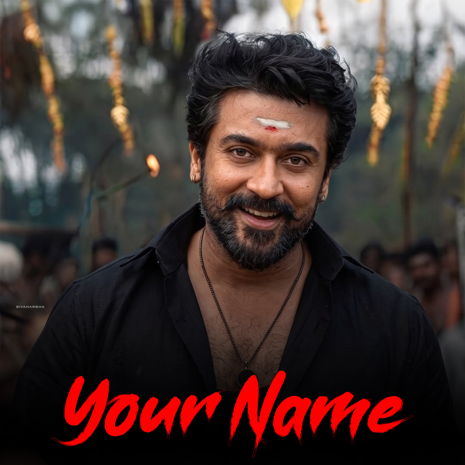 Karuppu Movie Font Style Dp Generator